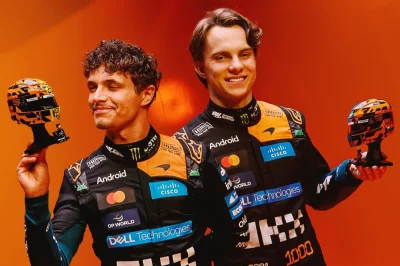 McLaren et LEGO célèbrent le 1 000e GP de l’écurie avec des casques spéciaux pour Norris et Piastri