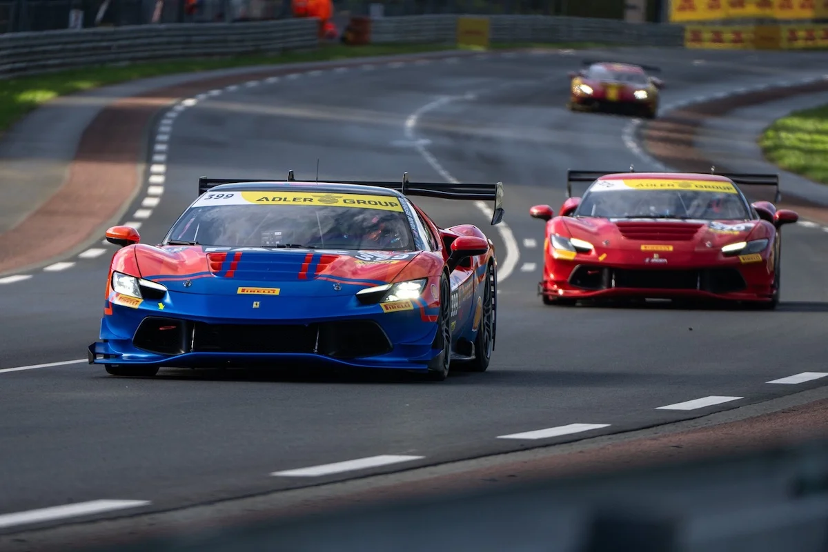 Ferrari Challenge : Viol renverse Monje