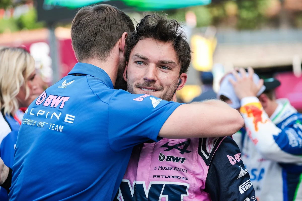 La célébration de Pierre Gasly à Monaco : « C’est ma manière d’extérioriser ce moment-là »