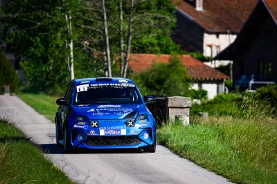 Rallye Vosges Grand Est : Melvin Rabilloud et Timo Schulz en tête du e-Rallye
