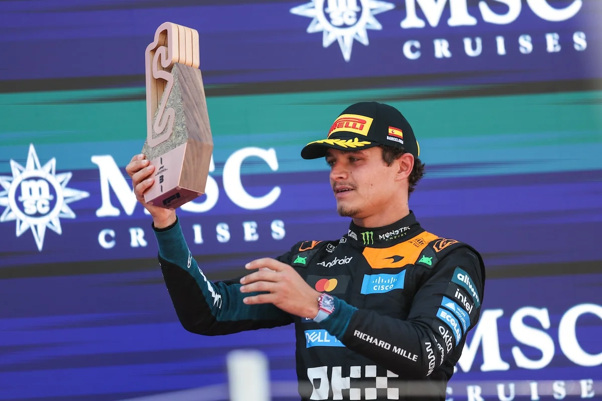 Lando Norris lucide sur l’écart avec les premiers : « On a été un peu chanceux avec l’abandon de Kimi »