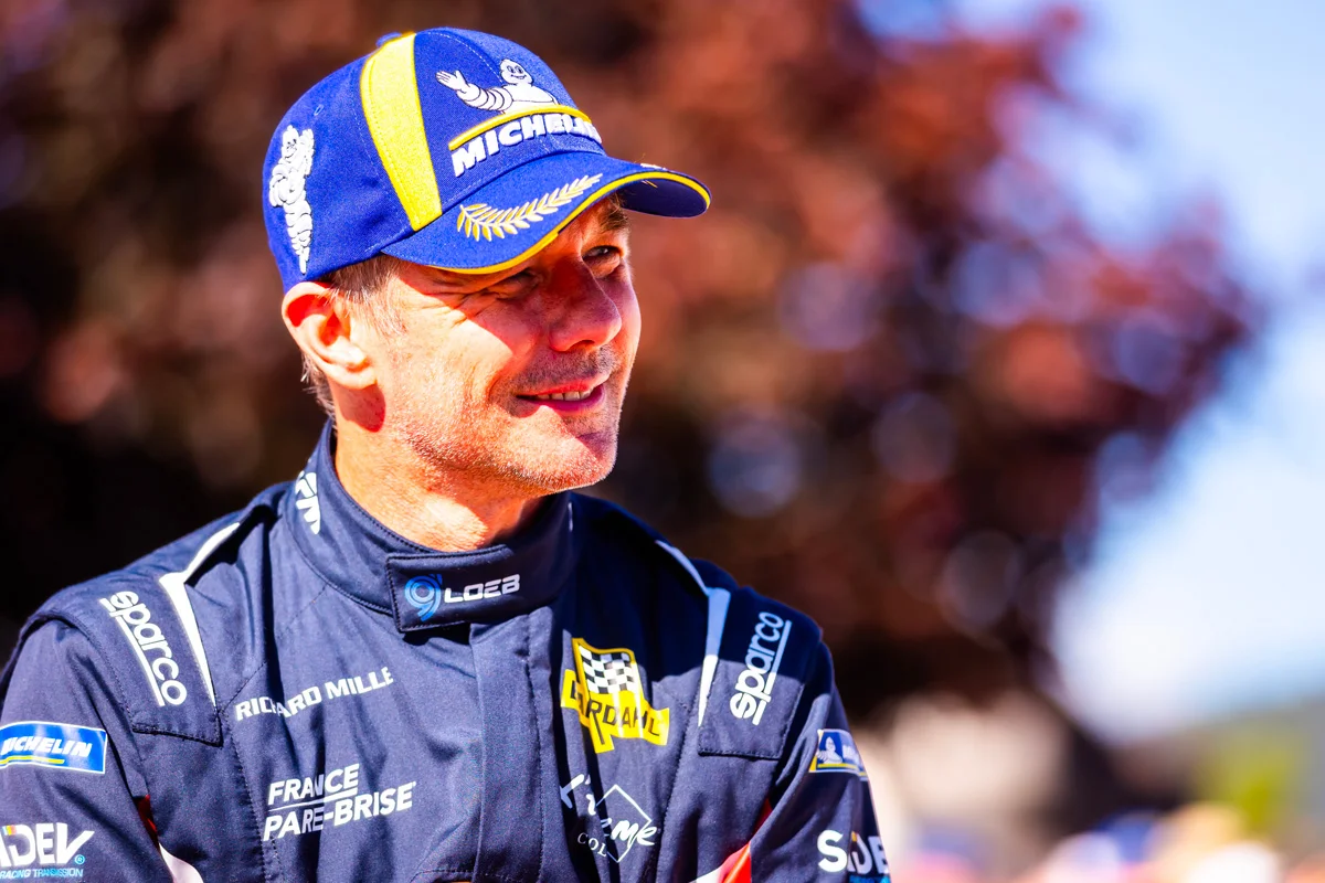 Sébastien Loeb au départ du Rallye Charlemagne Golden Palace