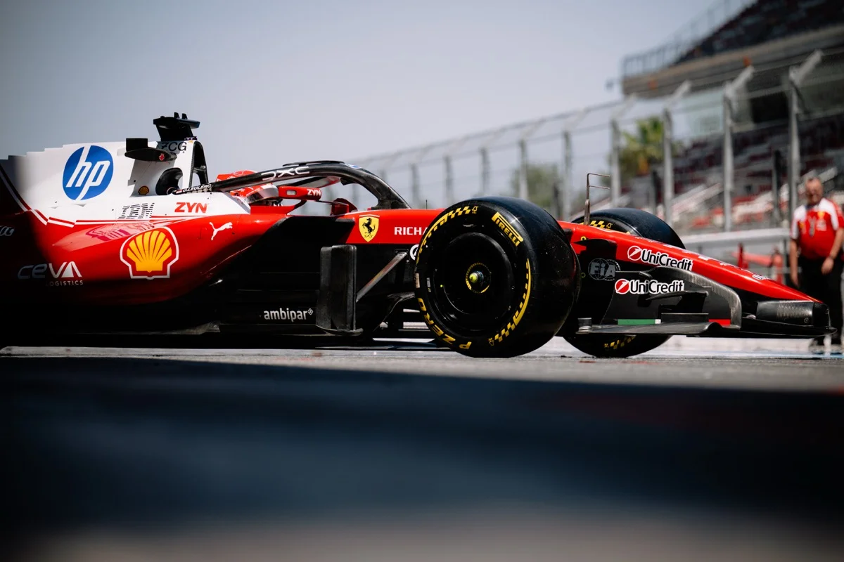 Ferrari, Aston Martin et Cadillac en piste pour Pirelli à Barcelone