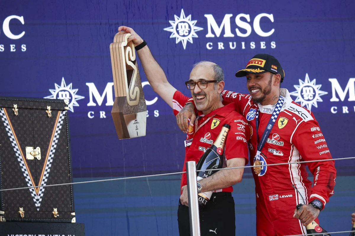 Lewis Hamilton plus que satisfait avec Carlo Santi, son « Bono italien »