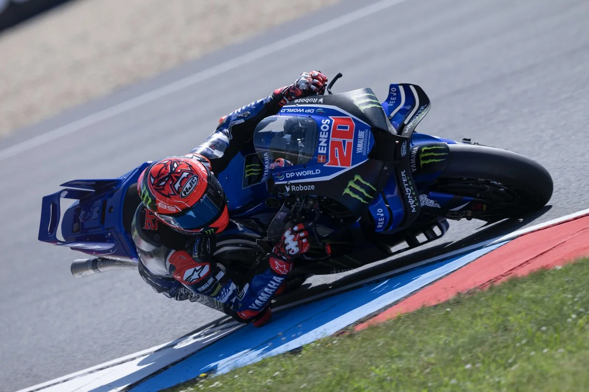 À terre lors du Grand Prix de Tchéquie, Fabio Quartararo « voulait juste attaquer »