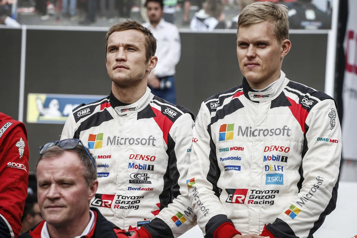 Ott Tanak au Rally di Roma Capitale à bord de la voiture zéro