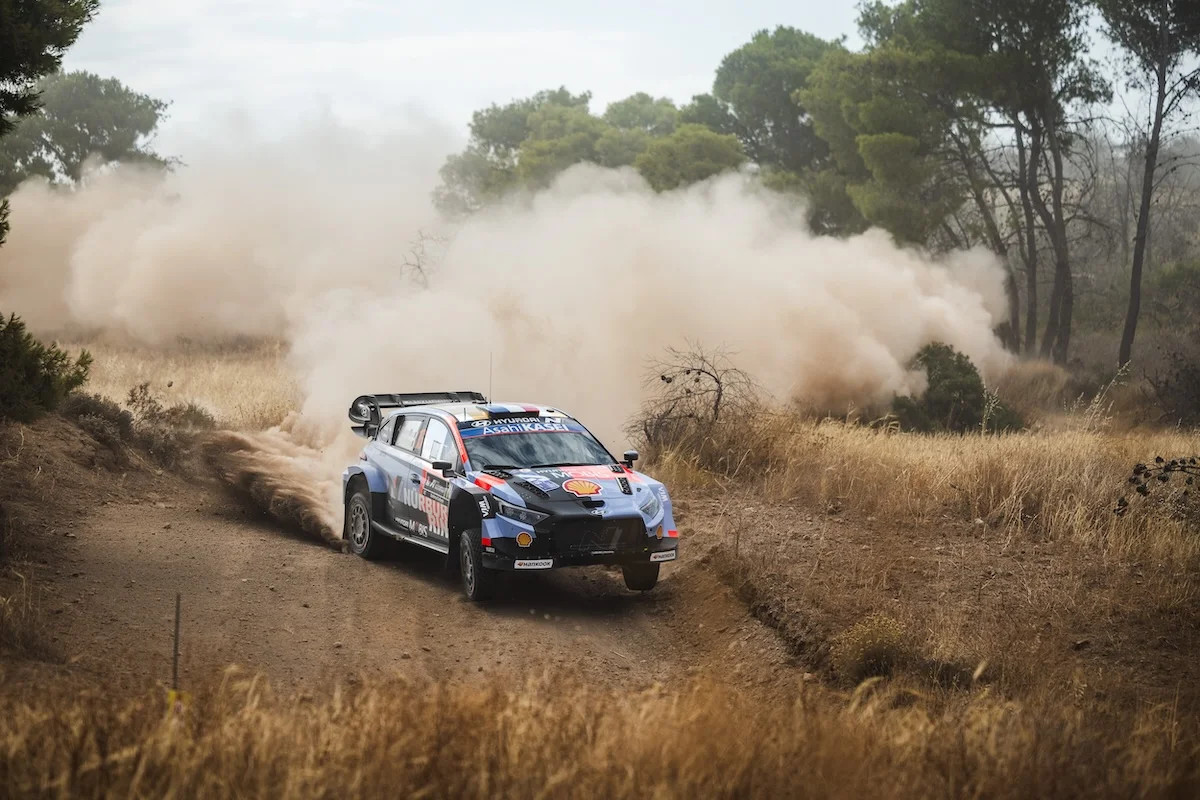 Rallye de Grèce – ES3 : Nouveau doublé des Hyundai mené par Adrien Fourmaux