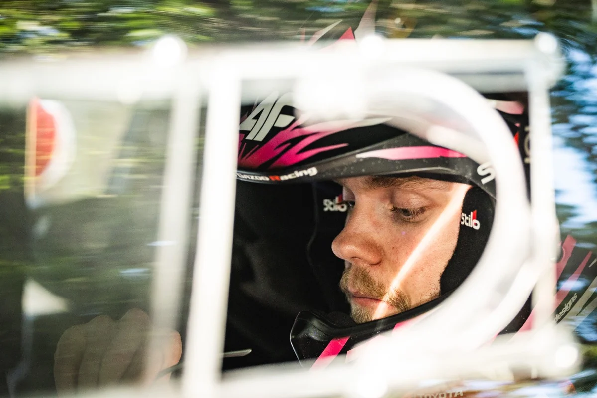 Oliver Solberg après son abandon au Rallye de Grèce : « Je vais devoir être un peu plus calme »