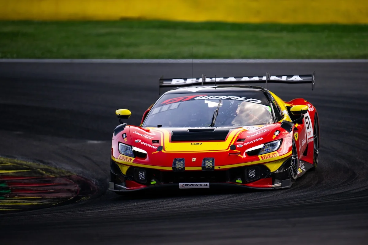 24H de Spa, H+5 – Crevaison malheureuse pour la Ferrari n°51 !