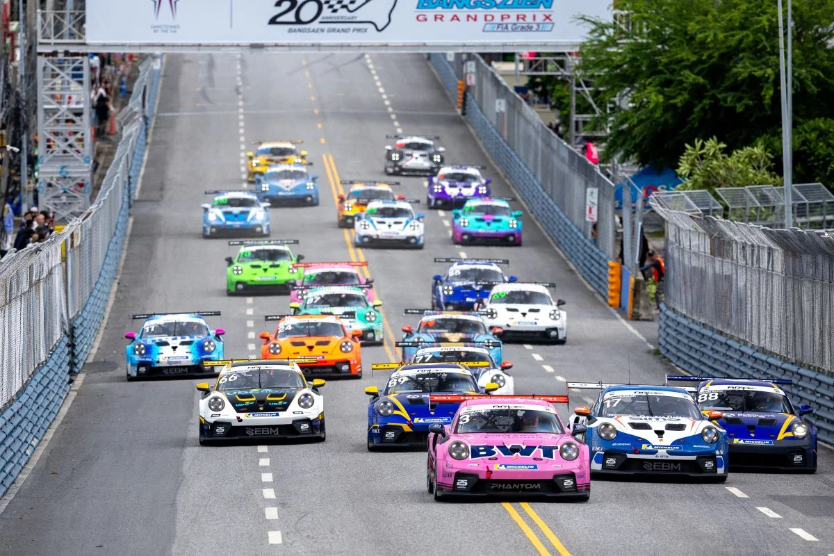 Porsche Carrera Cup Asia : Marcus Amand frappe un double coup à Bangsaen