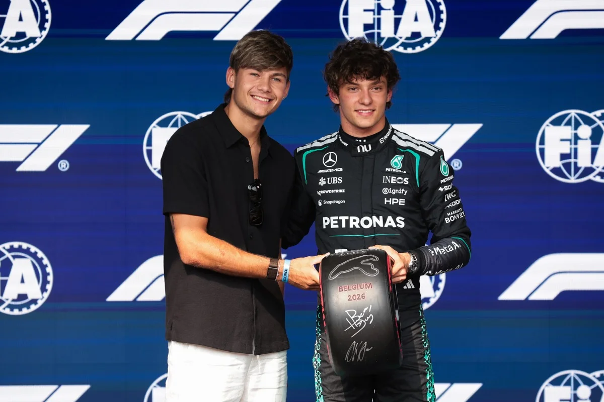 La grille de départ du Grand Prix de Belgique de F1 2026