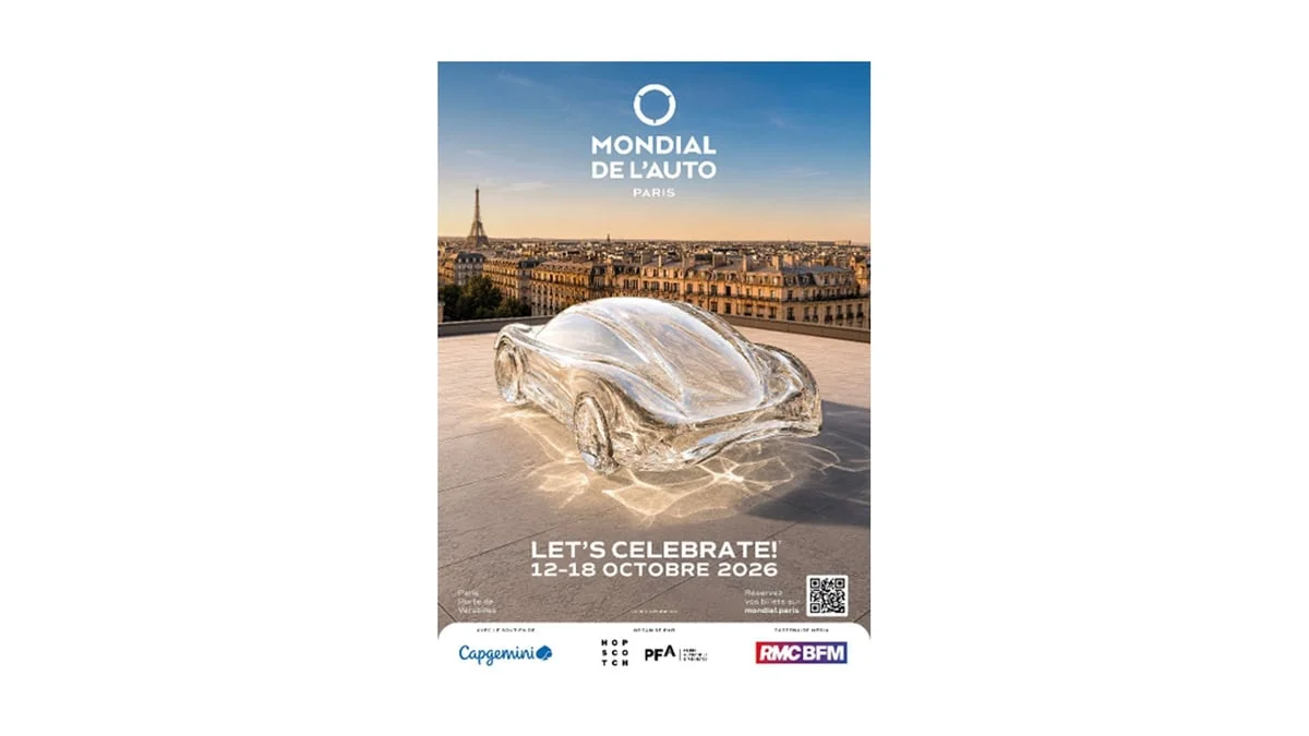 Mondial de l’Auto 2026 : voici en avant première l’affiche officielle du Salon de Paris !