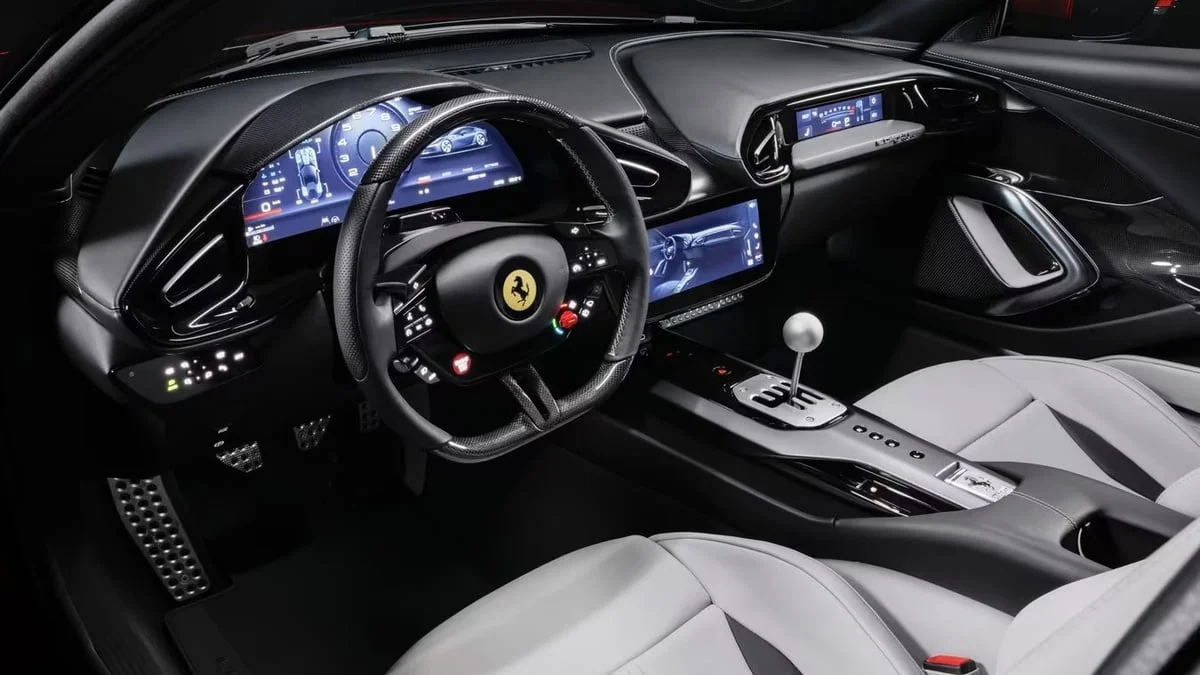 La nouvelle boîte manuelle de Ferrari pourrait vous faire penser à un jeu vidéo