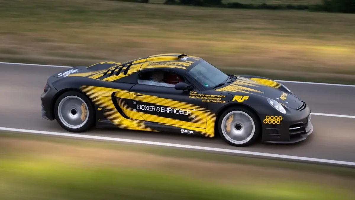 Ruf, le sorcier des Porsche, a encore frappé : il vient de créer un moteur Flat-8 !