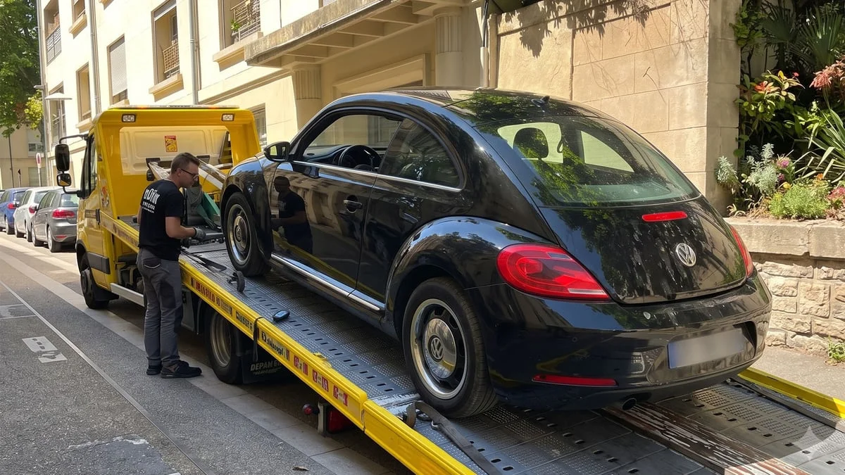 Pour réparer sa Volkswagen Coccinelle de 2015, Sacha a attendu une pièce pendant neuf mois