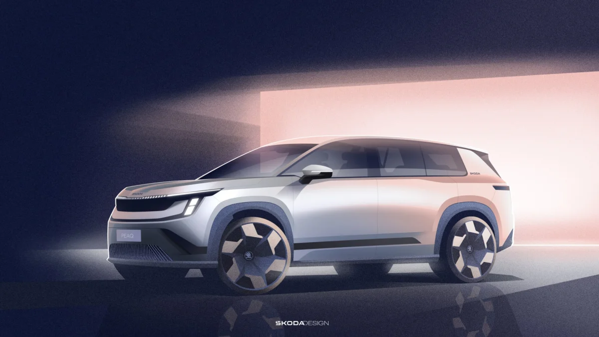 Skoda Peaq : on sait quand sera dévoilé le grand SUV électrique 7 places