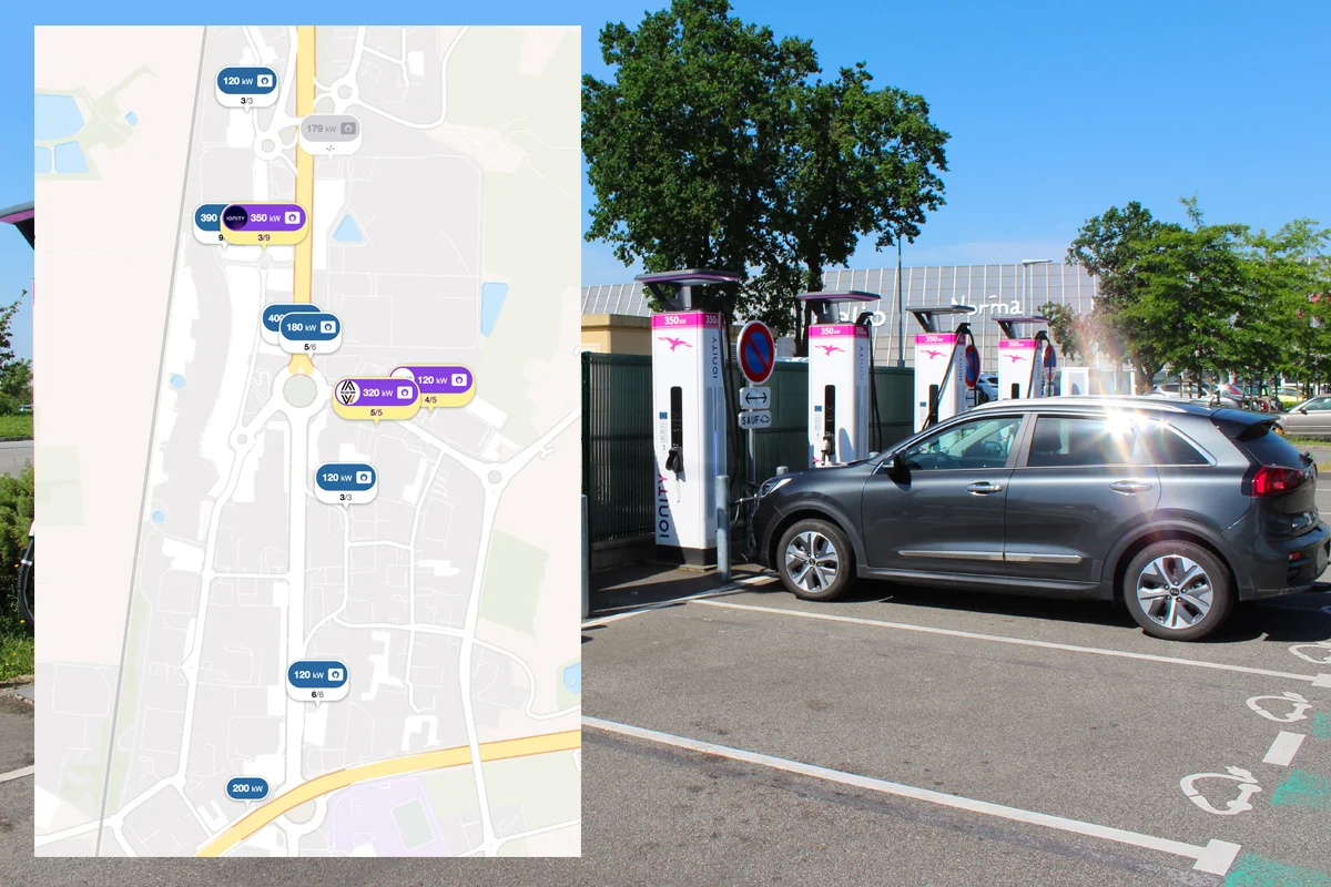 Reportage : pas moins de 11 stations de recharge rapide à l’entrée nord de la Roche-sur-Yon !