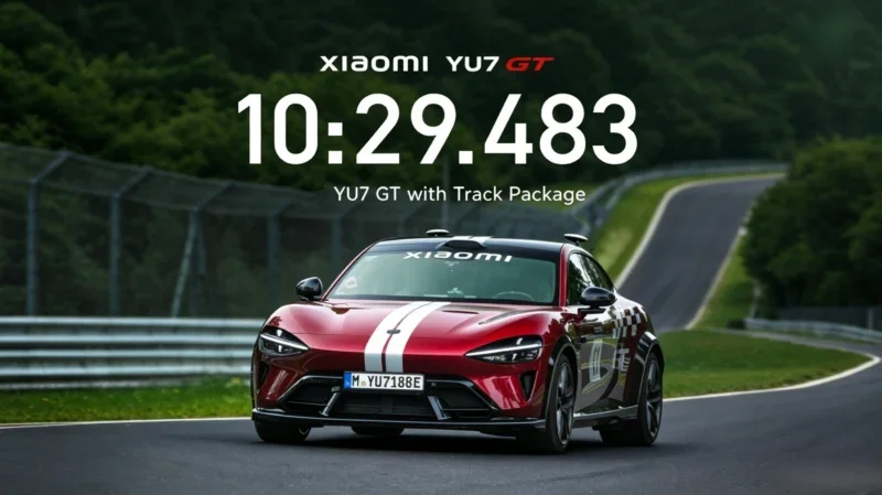 Xiaomi signe un nouveau record surprenant sur le Nürburgring avec son SUV électrique