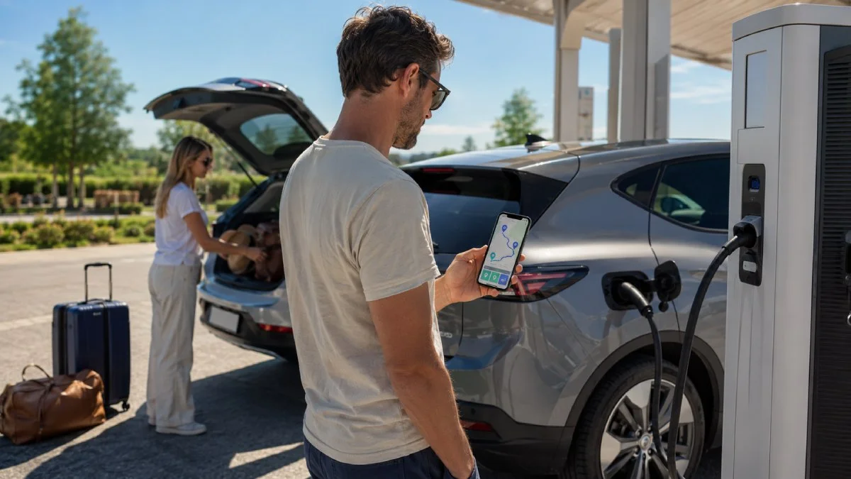 Voici les applications méconnues qui vont faciliter vos trajets de vacances en voiture électrique !
