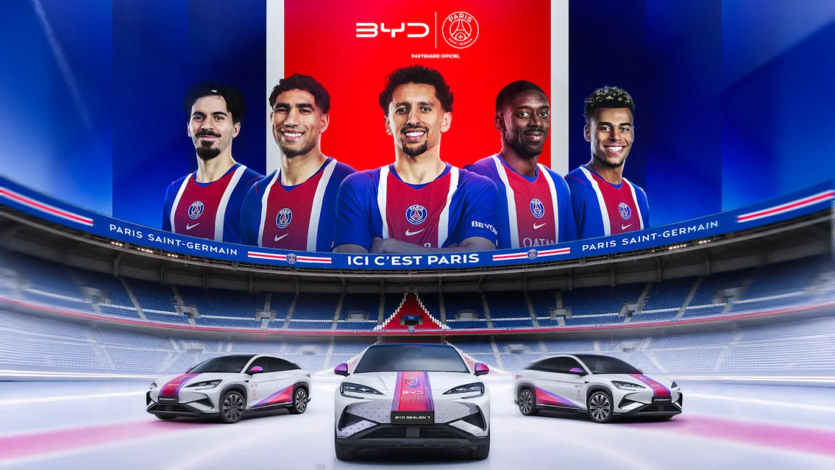Le PSG s’associe à un constructeur automobile chinois
