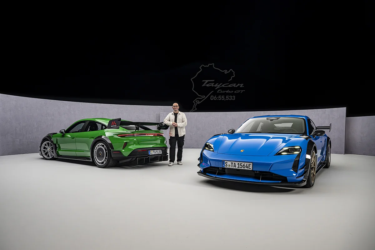 Porsche Taycan Turbo GT Manthey : on a découvert de près ce missile électrique