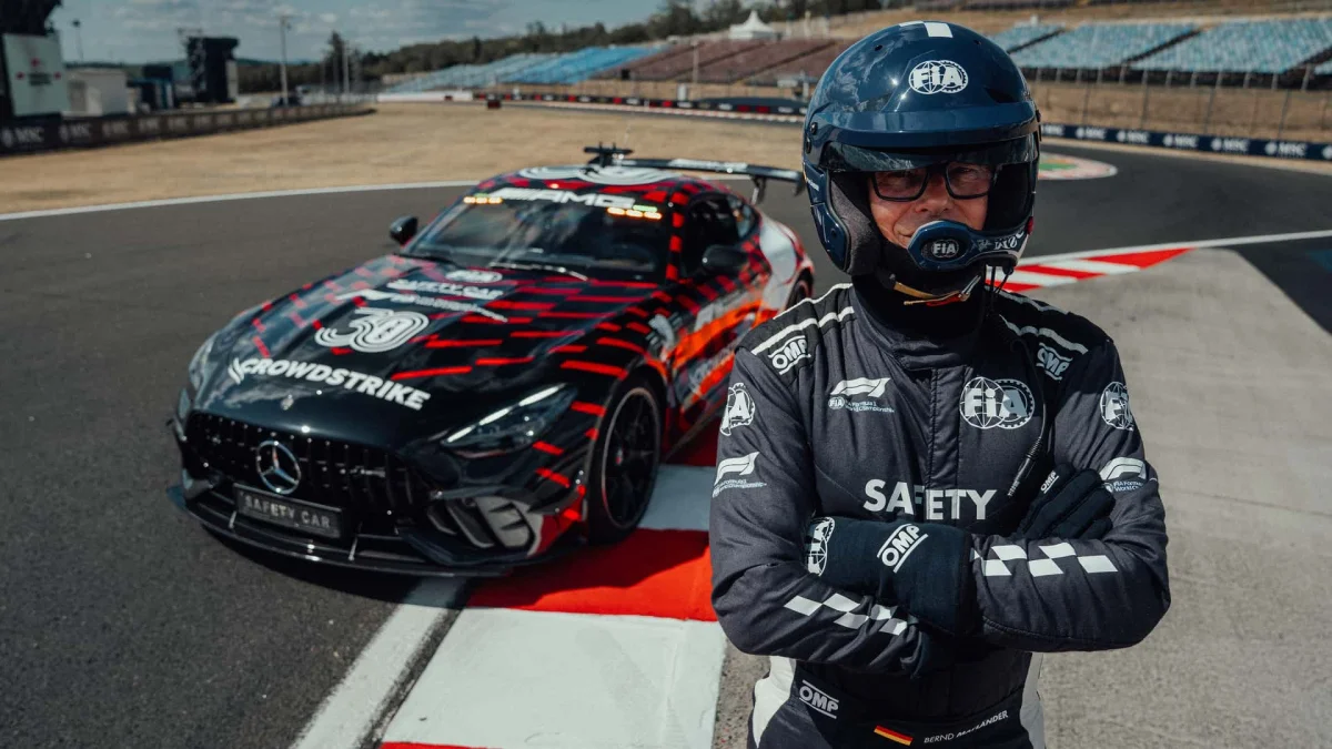 Le nouveau safety-car de la Formule 1 est sans doute plus lent que l’ancien