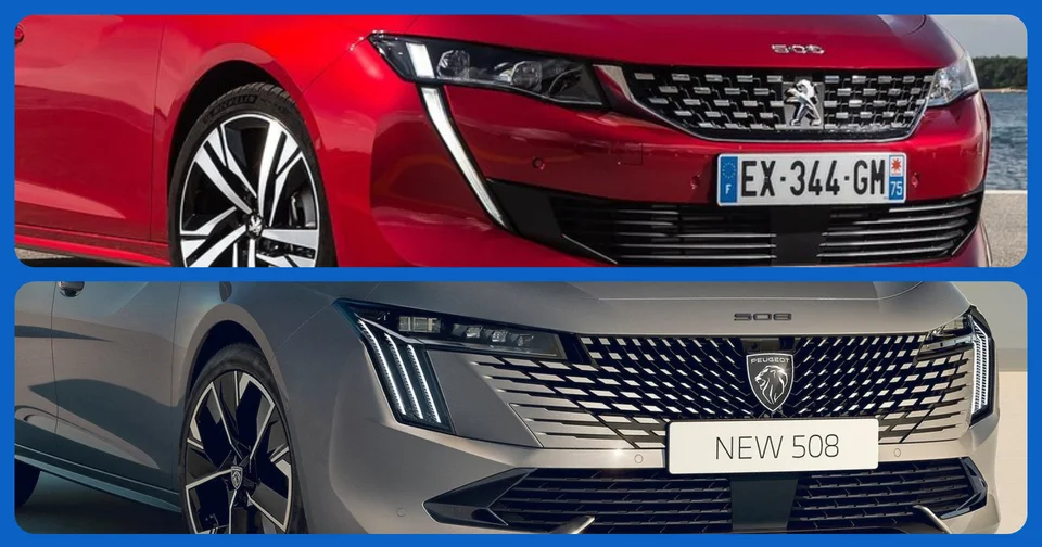 Avant/après : tout savoir sur le restylage de la Peugeot 508 de seconde génération