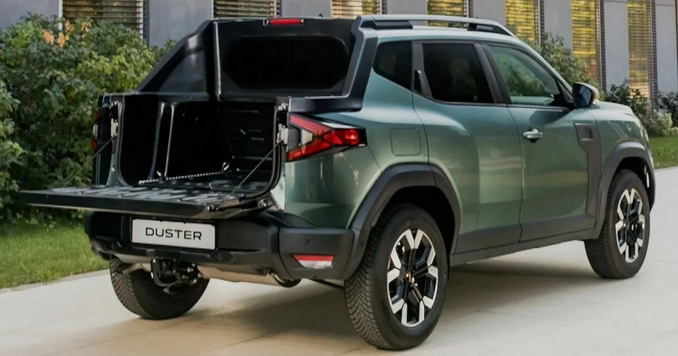 Le Dacia Duster pick-up revient sous les 40 000€ en France, pour les surfeurs et les campeurs
