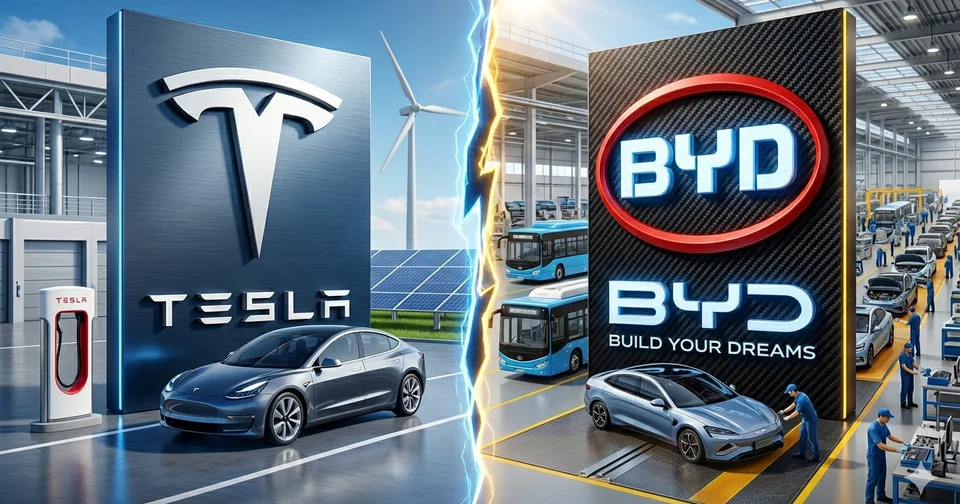 Tesla gagne 5 fois plus d’argent par employé que BYD ! Mais une marque japonaise met tout le monde d’accord