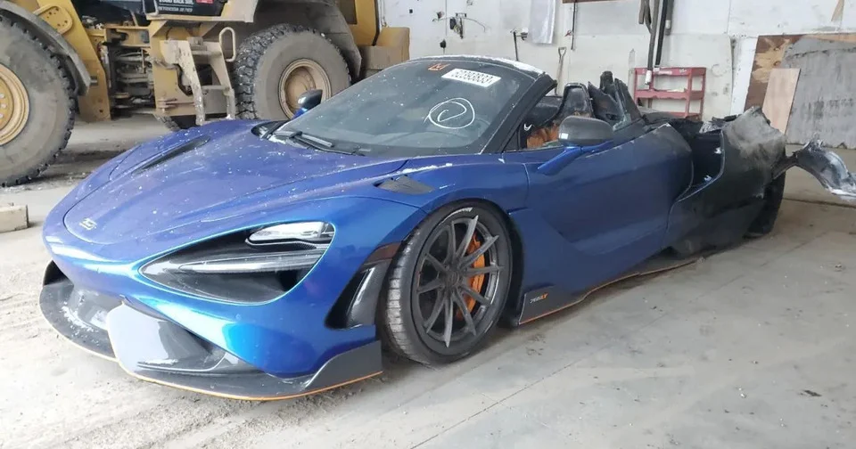 Même dans cet état, cette McLaren en série limitée fait encore rêver