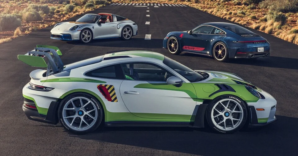 Buzz l’Éclair, Woody et Jessie deviennent des Porsche 911 uniques