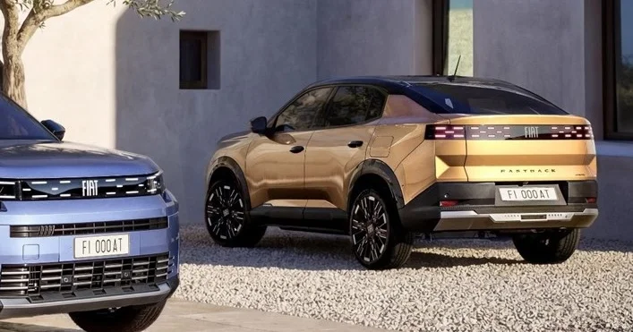 La partie arrière du nouveau SUV de Fiat, le Grizzly, paraît vraiment étrange