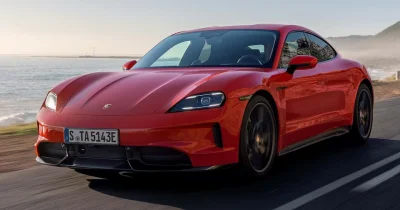 La Porsche Taycan électrique devient un monstre d’autonomie et gagne une fausse boîte de vitesses, inspirée de Hyundai