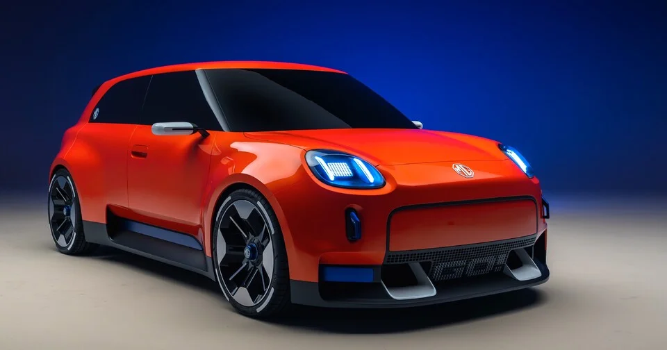 MG compte percuter de plein fouet la Renault 5 !