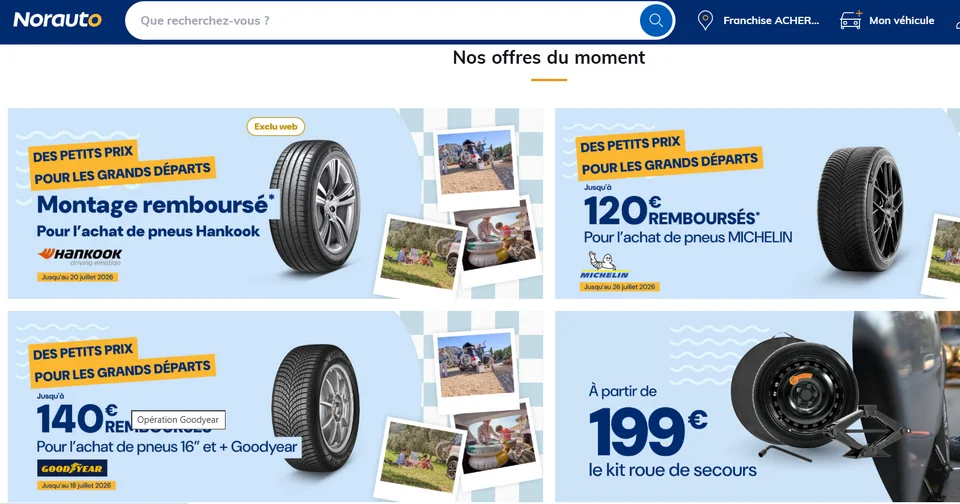 Caradisiac décrypte les promos (et les petites lignes) sur les pneus chez Norauto
