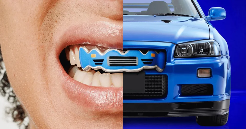 Quand la calandre de la Skyline GT-R devient un étrange bijou pour les dents