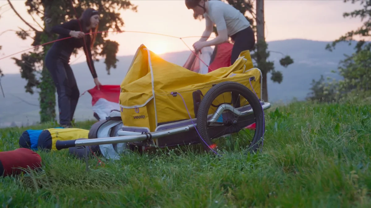 Bikepacking : cette remorque de 6,7 kg peut porter 60 kg