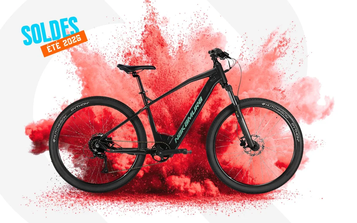 Soldes d’été 2026 : à peine 1 200 € pour ce VTT électrique Nakamura chez Intersport (-14 %)