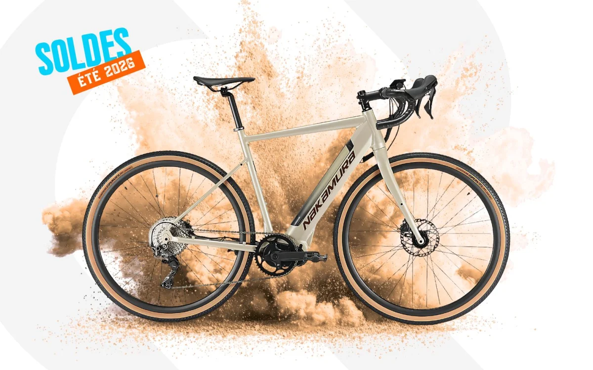 Soldes d’été 2026 : ce gravel électrique Nakamura tombe à 1 699 € chez Intersport (-19 %)