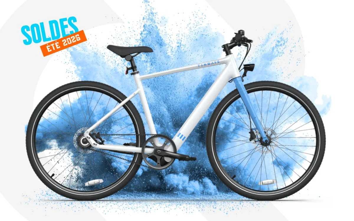 En promo, ce vélo électrique Tenways à courroie tombe à 1 099 €