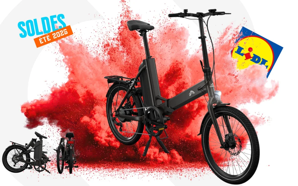 Soldes Lidl : ce vélo électrique pliant tombe à seulement 659 €