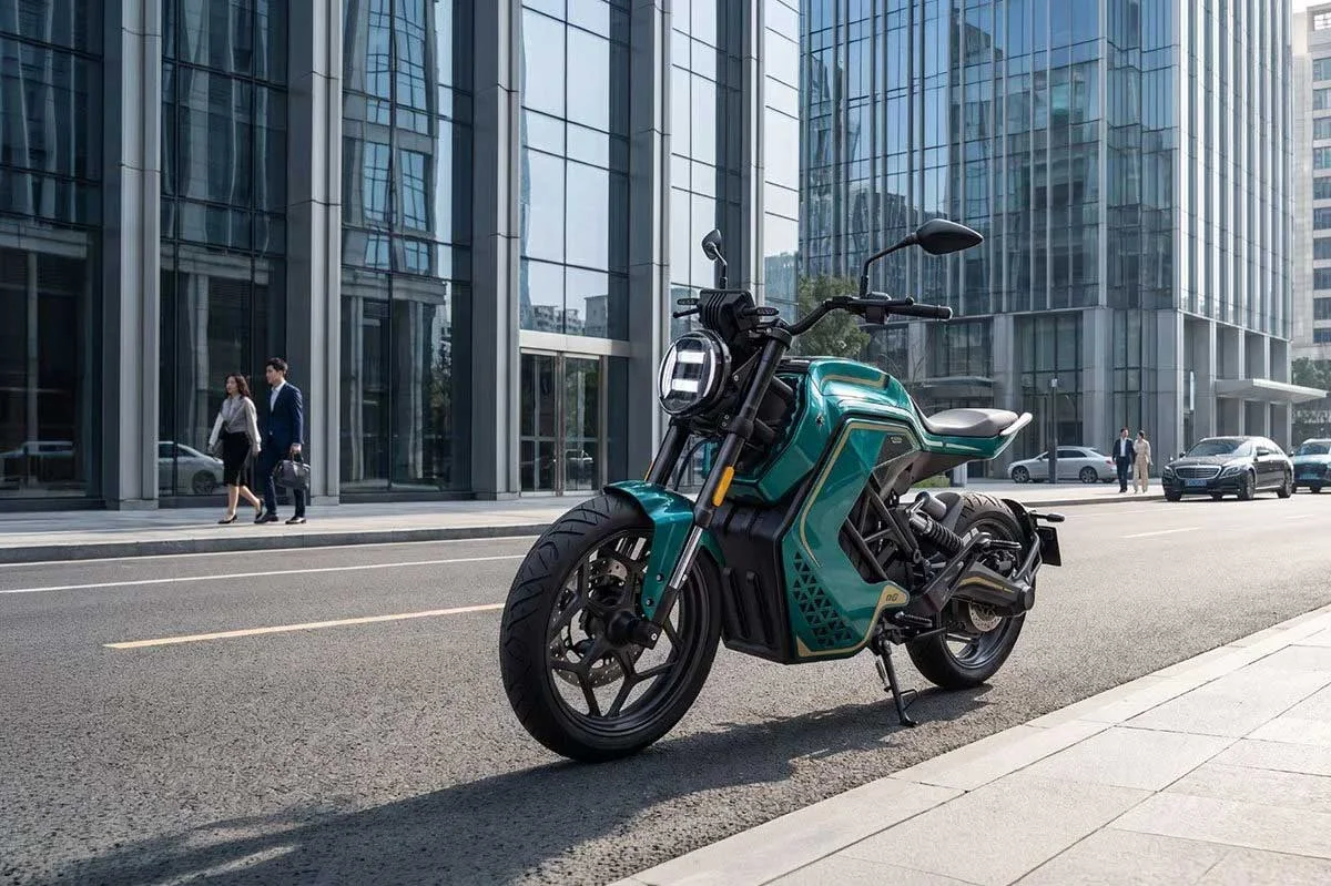 Double batterie, ABS… cette nouvelle moto 125 électrique venue d’Indonésie coche presque toutes les cases