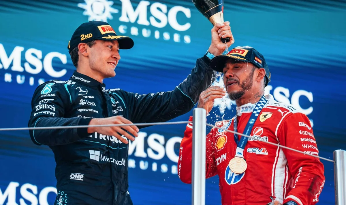Russell freiné par une bévue de Mercedes à Barcelone