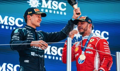 Russell freiné par une bévue de Mercedes à Barcelone