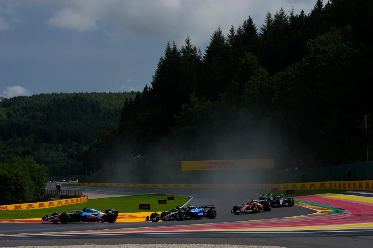 Les F1 de 2026 pourraient affronter leur premier vrai test sous la pluie à Spa