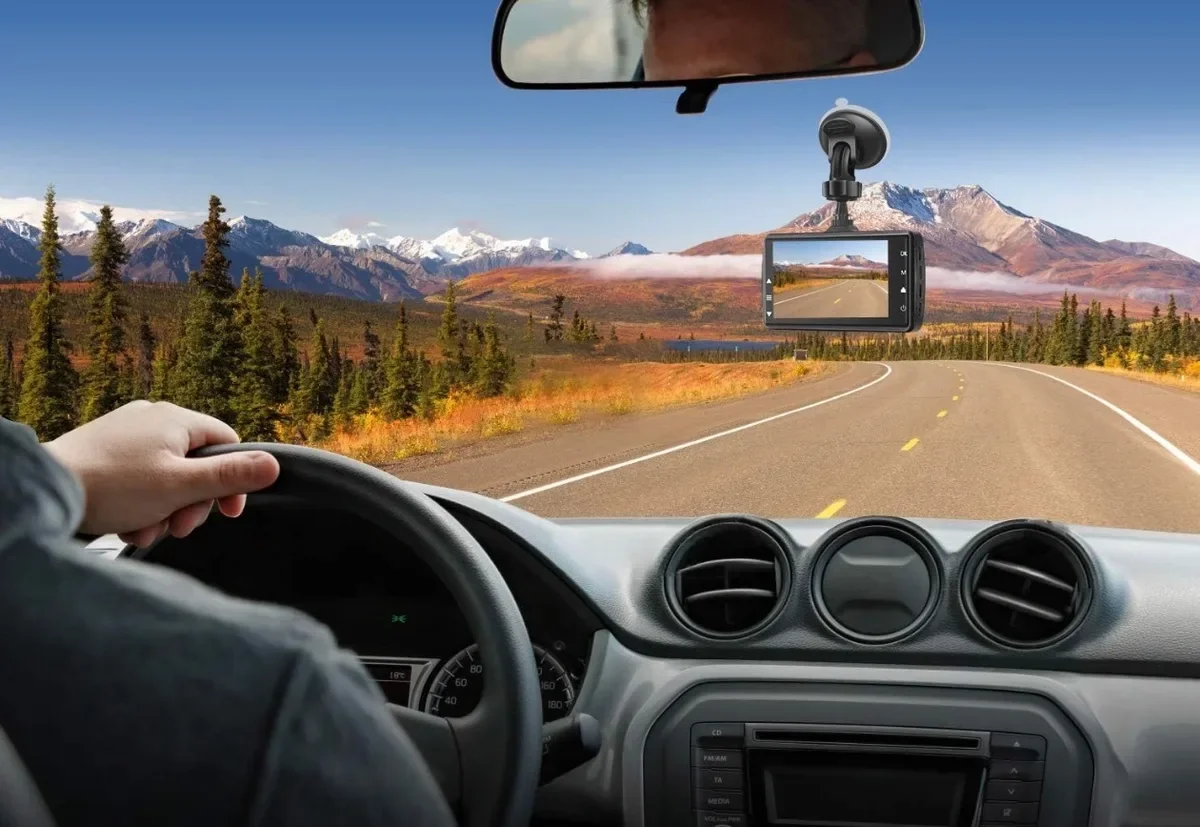 Dashcam 1080P avec écran IPS 3 pouces et vision nocturne