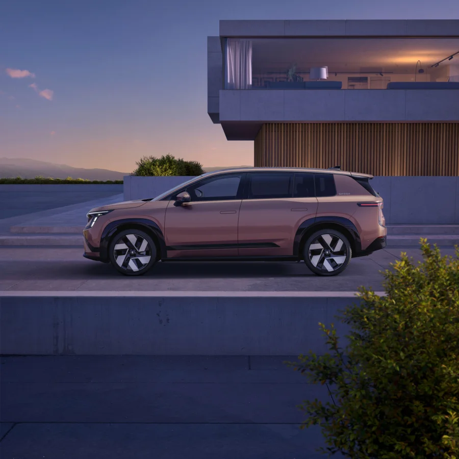 Le Škoda Peaq, 4,87 m de long, promet jusqu’à 640 km d’autonomie sur une charge