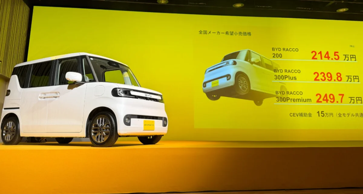 BYD attaque le marché japonais avec une mini électrique