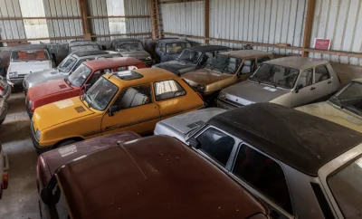 Renault 5 : une vente aux enchères « sortie de grange » spectaculaire avec 50 modèles