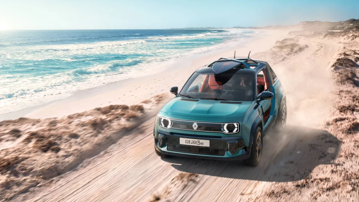 Renault 4 JP4x4 Concept : de la plage aux courts de tennis de Roland‑Garros